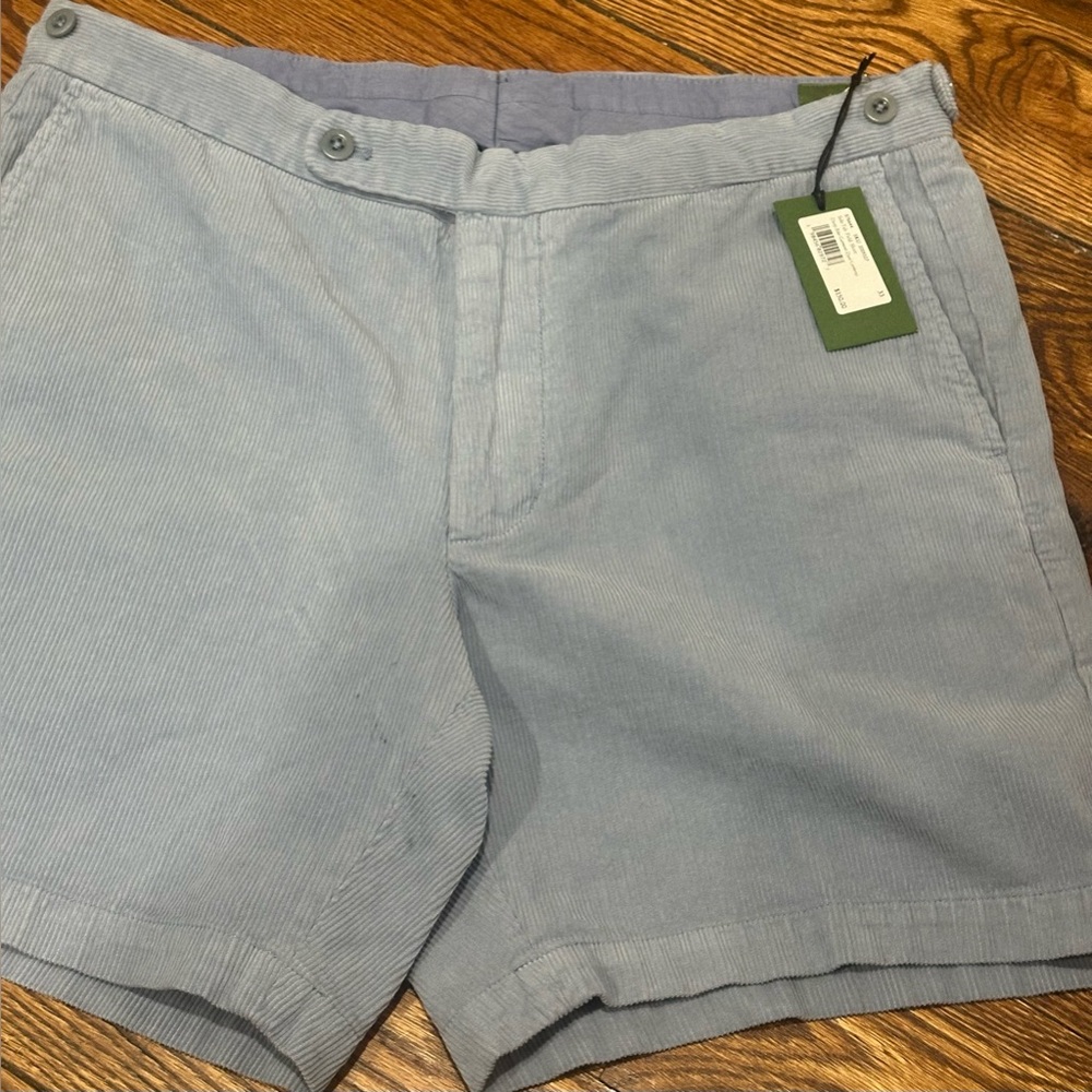 Sid mashburn Dusty Blue Blue corduroy Shorts